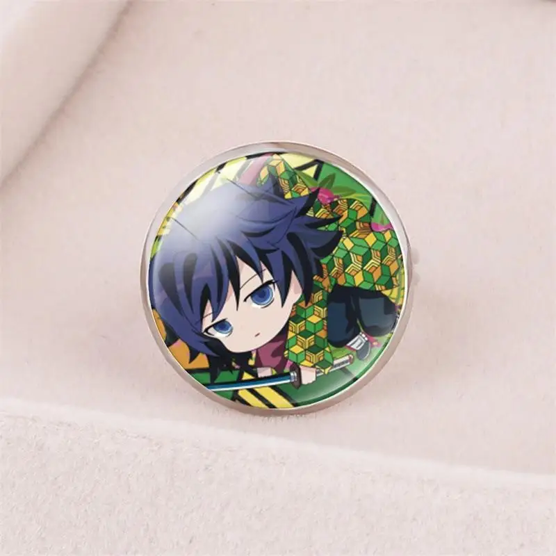 

New Fashion Demon Slayer kimetsu no yaiba Ring Tanjirou Nezuko Inosuke Kisatsutai Jewelry Resizable Rings for Gift