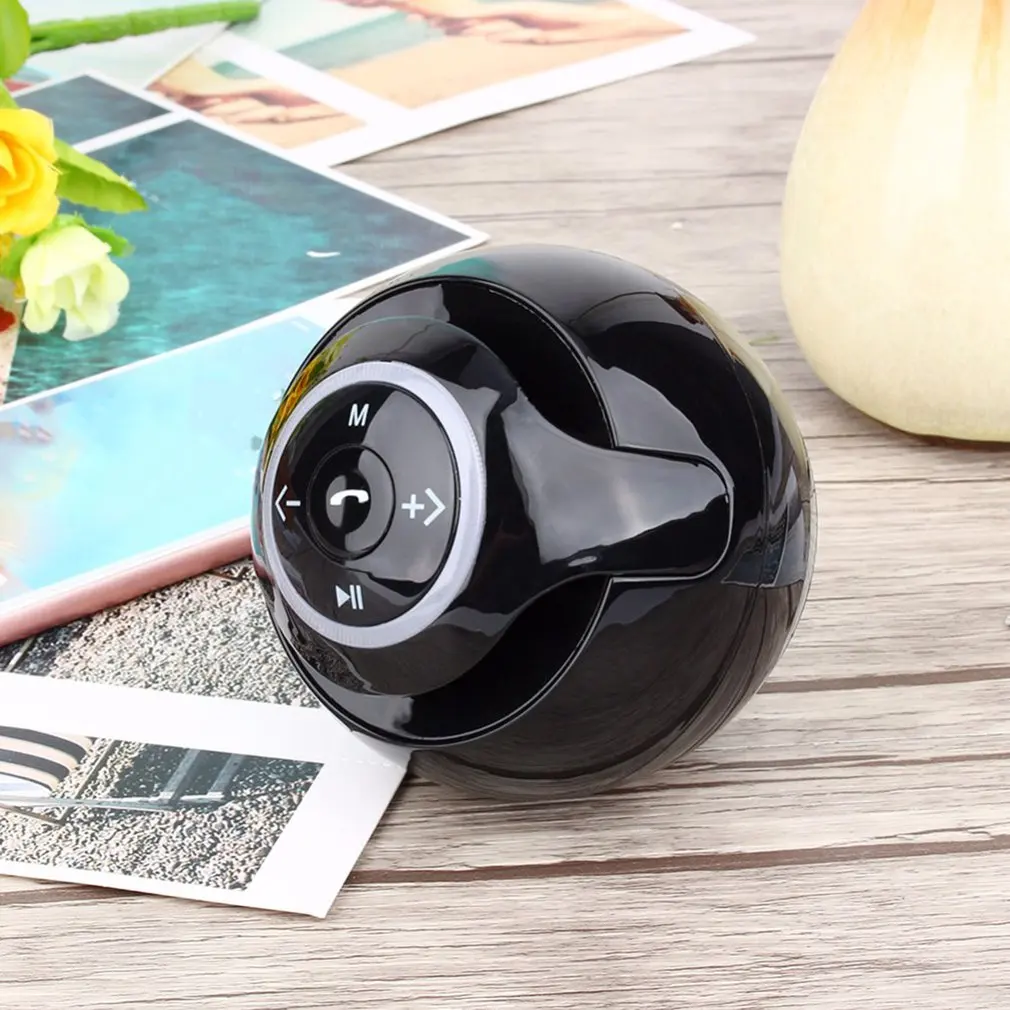 Портативный Bluetooth динамик беспроводной мяч мини Handfree TF FM радио с микрофоном MP3