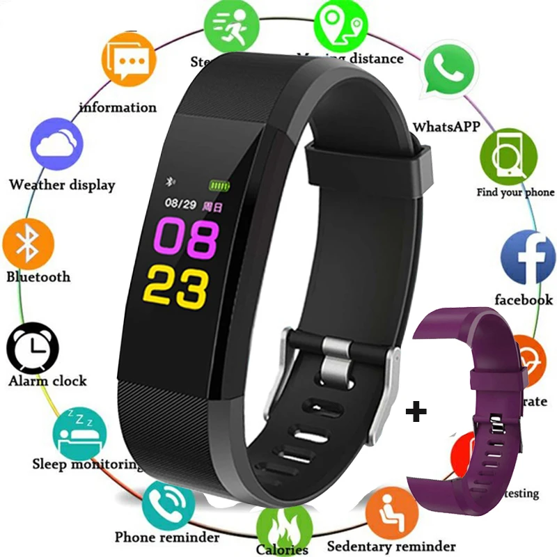 2021 Sport Bracelet Watch Women Men LED Waterproof Smart Wrist Band Heart rate Blood Pressure Pedometer Clock Kids Wrist reloj ogeda smart watch men sports bracelet led waterproof smart wrist band heart rate blood pressure pedometer clock for android ios