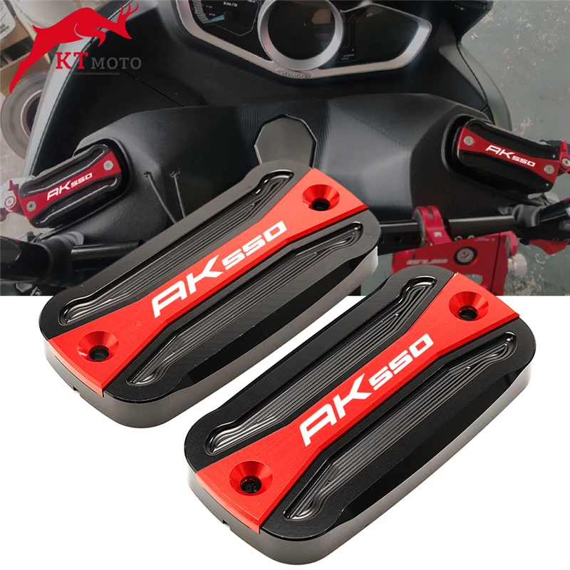 

CNC Front Brake Reservoir Fluid Tank Oil Cup Cover For KYMCO AK 550 AK550 ak550 2022-2023 Motorcycle Accessories