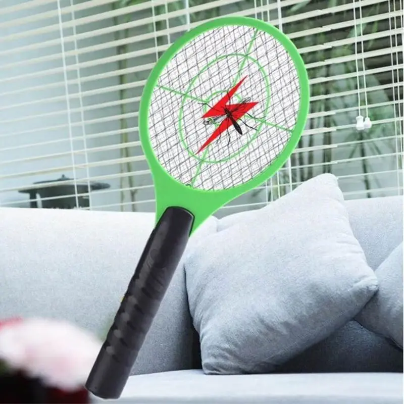 

Summer Electric Mosquito Swatter Cordless Battery Power Insect Fly Killer Handheld Bug Zapper Racket Home