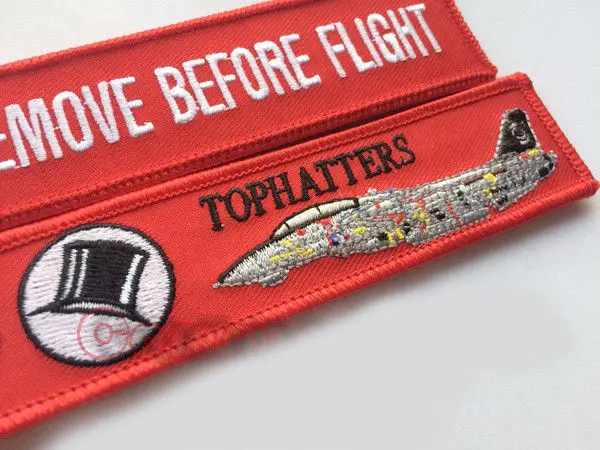 VF 14 тофаттеры снимаются перед полетом брелоки с вышивкой Подвески для мужчин и