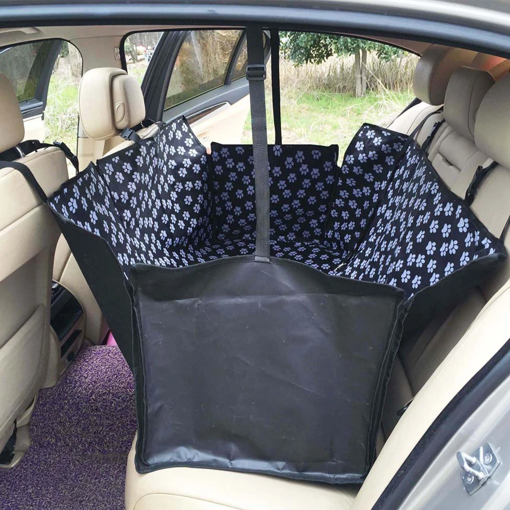 ?? 犬のキャリア防水リアバックペット犬のカーシートカバーマットハンモックプロテクター安全ベルトtransportinペットマットドロップシップ