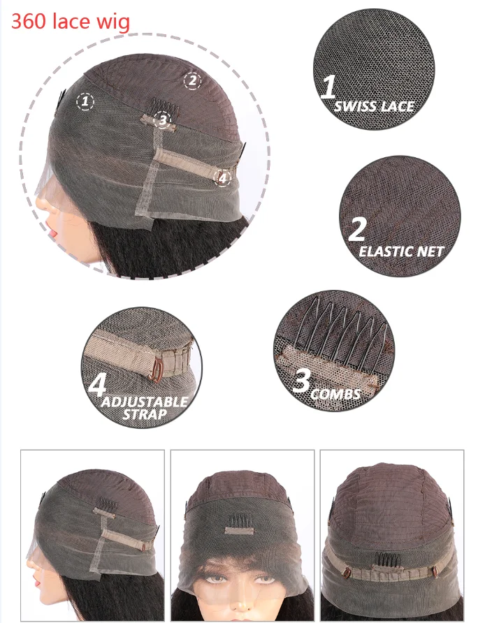 Цветные Свободные волнистые 360 кружевные передние волосы Омбре парик из