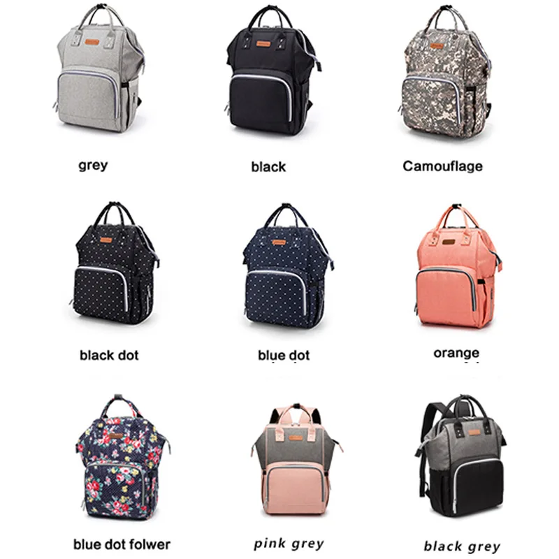 

Backpack Diaper Bag Large Capacity Impermeable Multi-Function Maternity Bag Baby Care Bag Outdoor Travel Diaper Bags