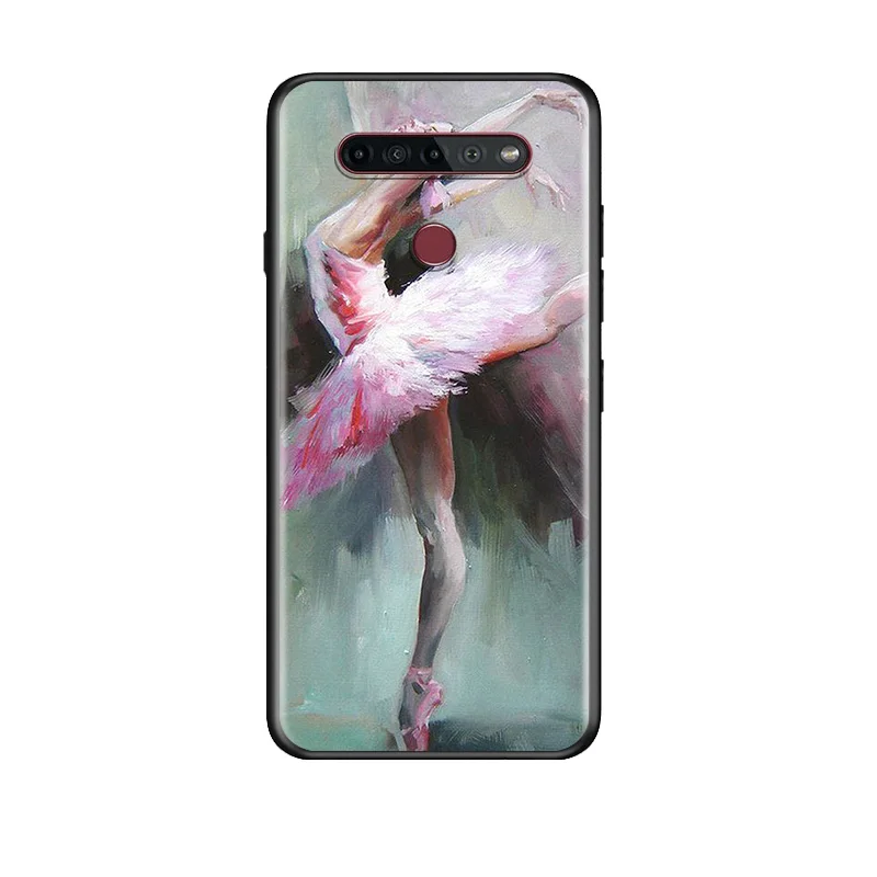 

Painting Ballet Dance For LG G8 V30 V35 V40 V50 V60 Q60 K40S K50S K41S K51S K61 K71 K22 ThinQ 5G Soft TPU Silicone Phone Case