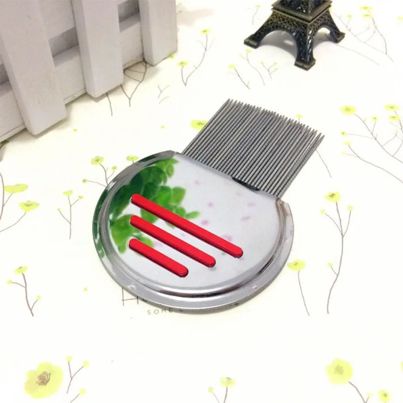 Расческа для домашних питомцев расческа чистки блох из нержавеющей стали