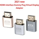 Совместимому с HDMI виртуальной Дисплей 4K DDC EDID заглушка EDID эмулятор отображения адаптер Поддержка 1920x1080P для Биткоин BTC горнодобывающей промышленности