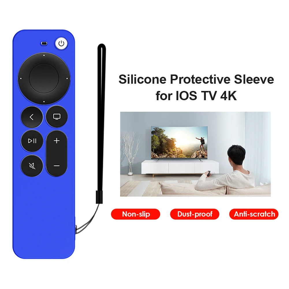 Защитный чехол для Apple TV 4K Портативный пыленепроницаемый Мягкий силиконовый с