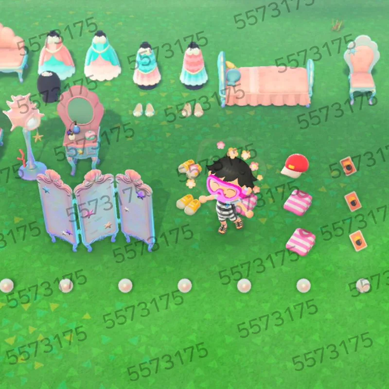 Скрещивание животных New Horizons мебель для Nintendo Switch перекрещивание Русалочка сделай