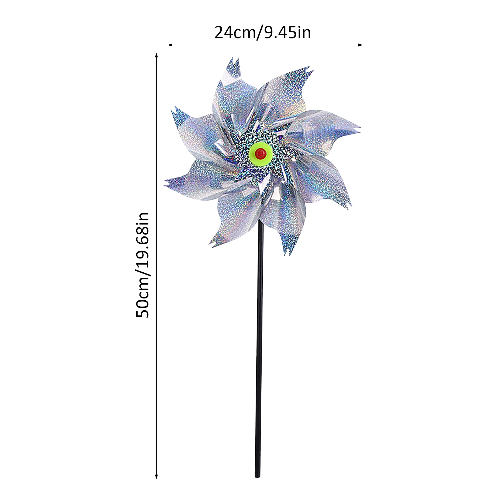 

Bird Repeller Reflective Pinwheelntr Sparkly Bird Deterrents Windmill Spinner Protect Plant Flower Garden Lawn Decoration