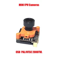 mini fpv camera 2000 tvl osd 2 12 3mm lens palntsc adjustable 13 ccd diy drone camera