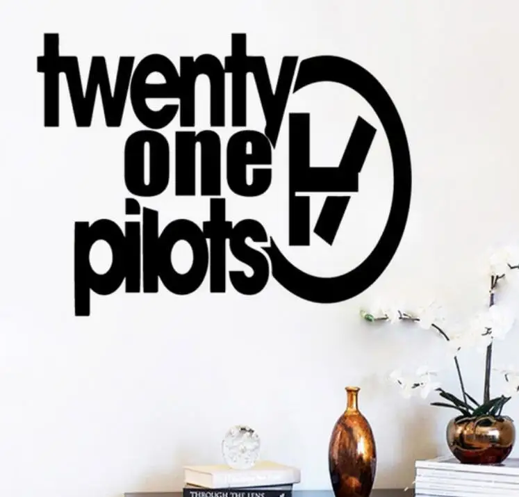 Креативные резная настенная палочка Twenty One Pilots для детской комнаты украшение