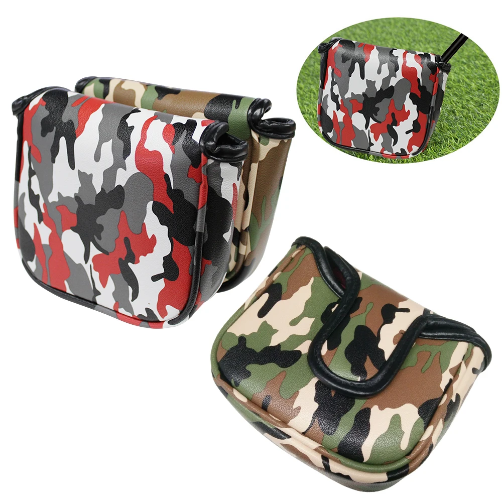 Чехол для клюшки гольфа из камуфляжной искусственной кожи с магнитной застежкой