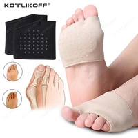 forefoot pads metatarsal sleeve pads half toe bunion sole forefoot gel pads cushion half sock supports prevent calluses blisters