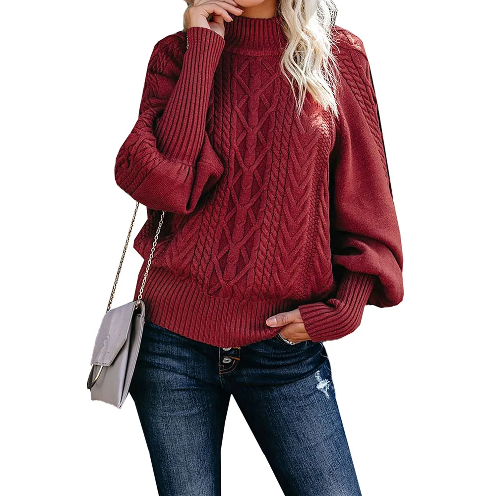 Autumn Winter Woman Sweater Knit Female Pullover Casual European Style Jumper | Женская одежда