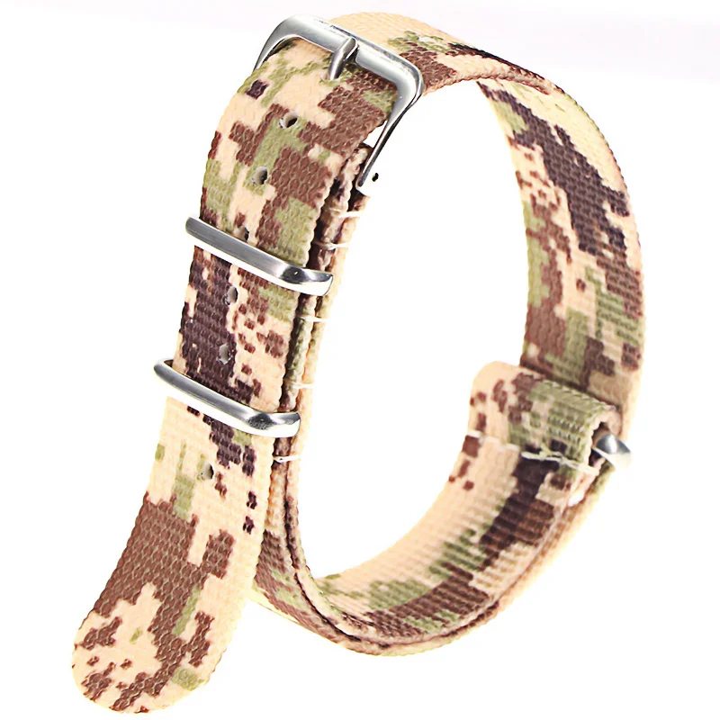 High Quality Nato Style Nylon 18mm 20mm 22mm Watch Band James Bond 007 Military Casual Watch Strap Army Sport Watch Band