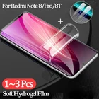 Гидрогелевая + стекло для камеры для редми нот 8 про redmi 8t note8 pro hydrogel film xiaomi redmi note 8 t Защитная пленка для экрана redmi-note-8-t редми нот 8 т стекло защитное стекло на xiaomi note 8 t аксессуары