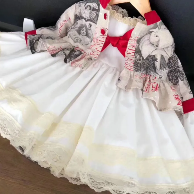 2019 зимнее испанское рождественское платье в стиле &quotЛолита&quot на свадьбу и