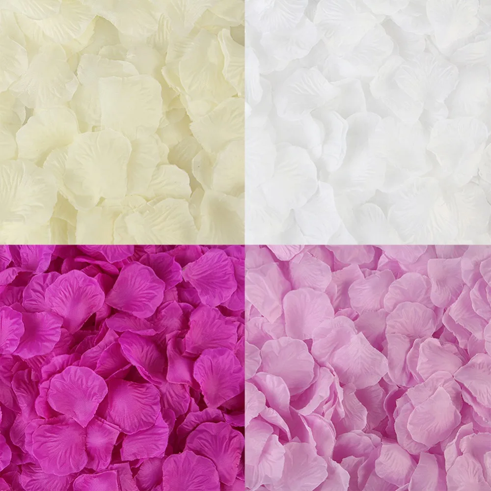 Новинка 5000 шт./лот лепестки роз Свадебные украшения Искусственные цветы De Boda