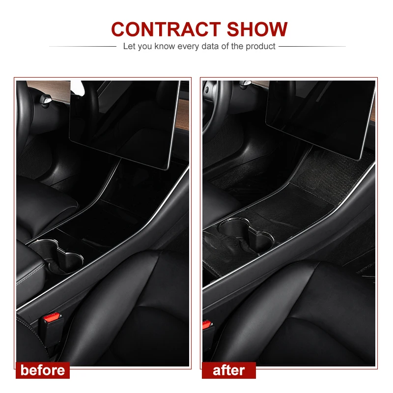 Защитный аксессуар Heenvn Model3 для центральной консоли автомобиля Tesla Model 3 2020