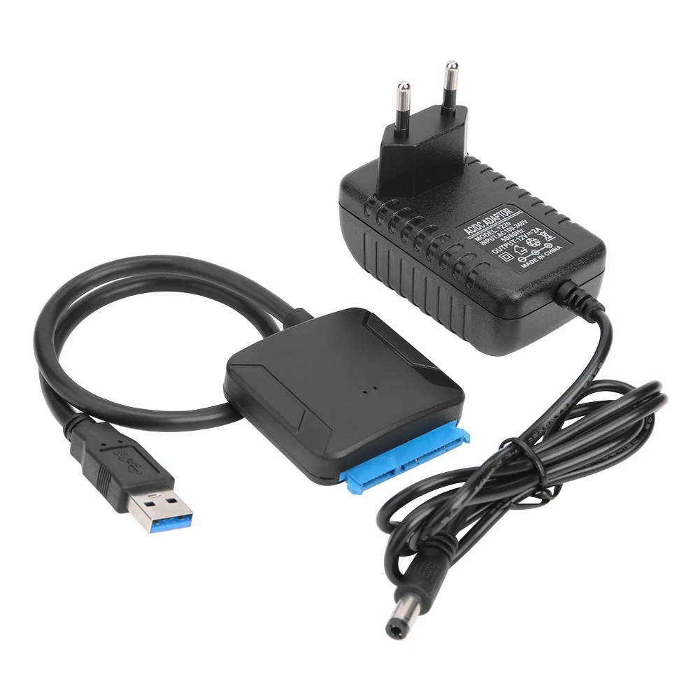 

Переходник с USB 3,0 на SATA 3, переходник с SATA на USB, кабели с поддержкой 2,5/3,5 дюйма, внешний адаптер для жесткого диска, SSD, жесткого диска