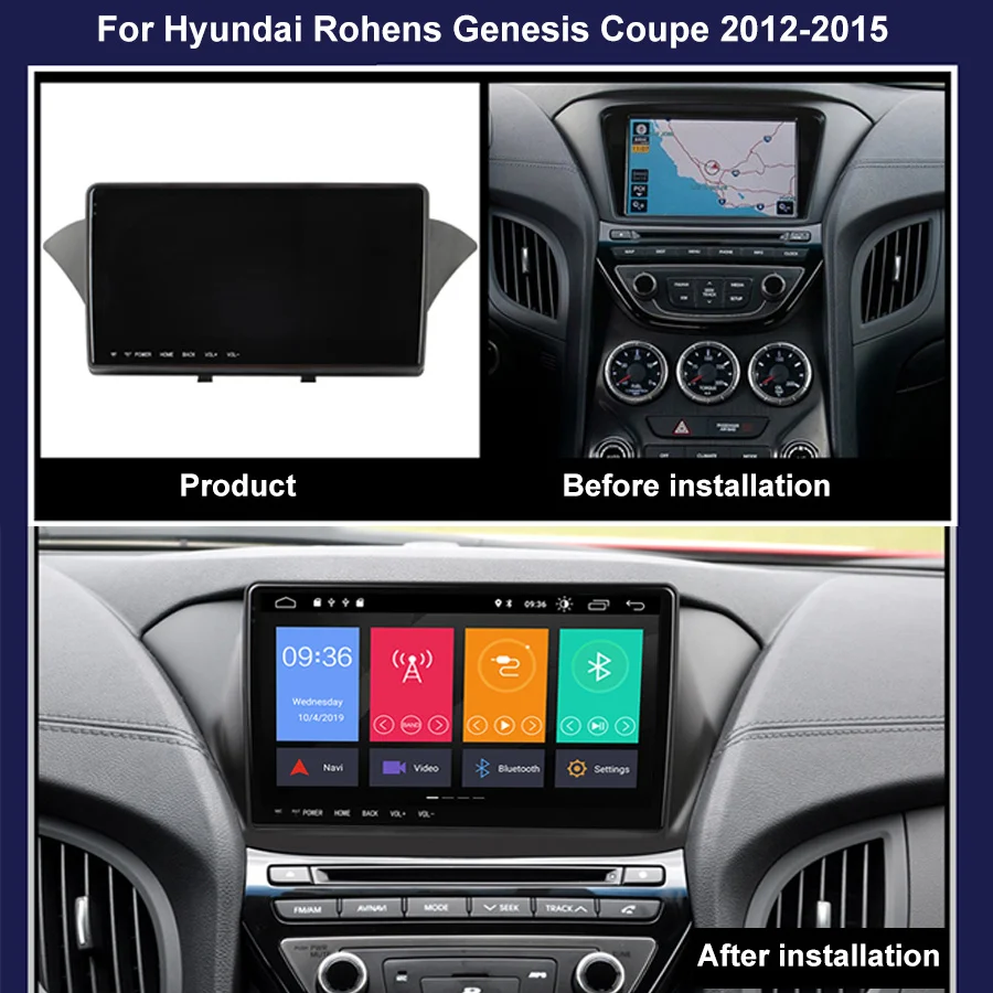 

Android 11 Car Radio For Hyundai Rohens Genesis Coupe 2012-2015 Multimedia Player GPS Navigation Car Audio IPS 4+64G AutoRadio