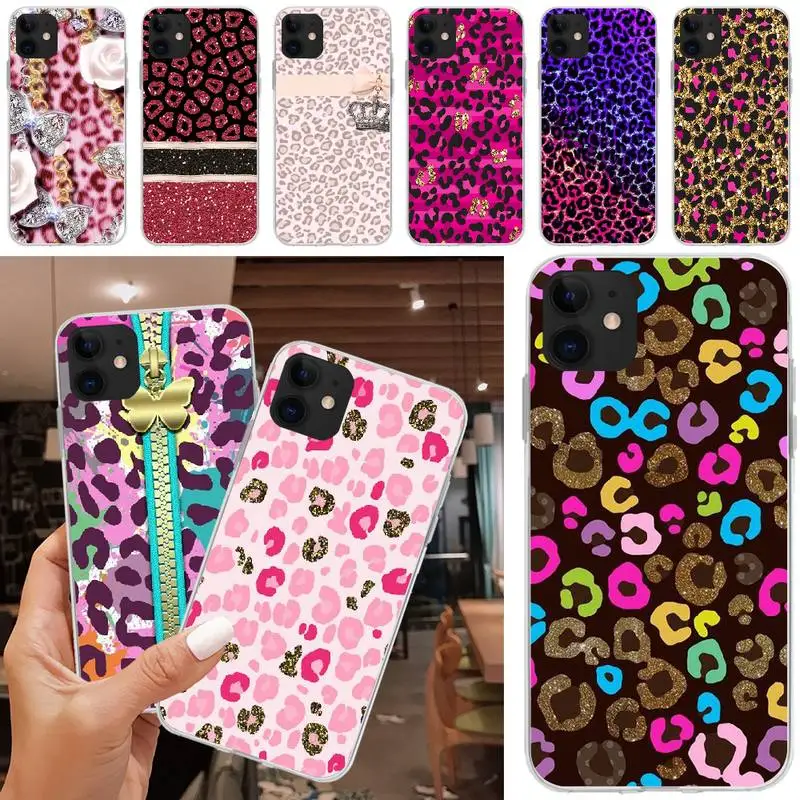 ByLoving Модный чехол для телефона с леопардовым принтом iPhone 5C 5 5S SE 7 8 plus X XS XR MAX 11 pro Pro