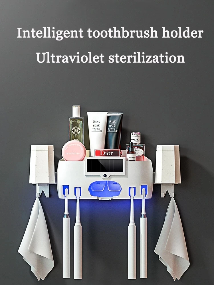 Антибактериальный УФ выдавливатель для зубной щетки стерилизатор