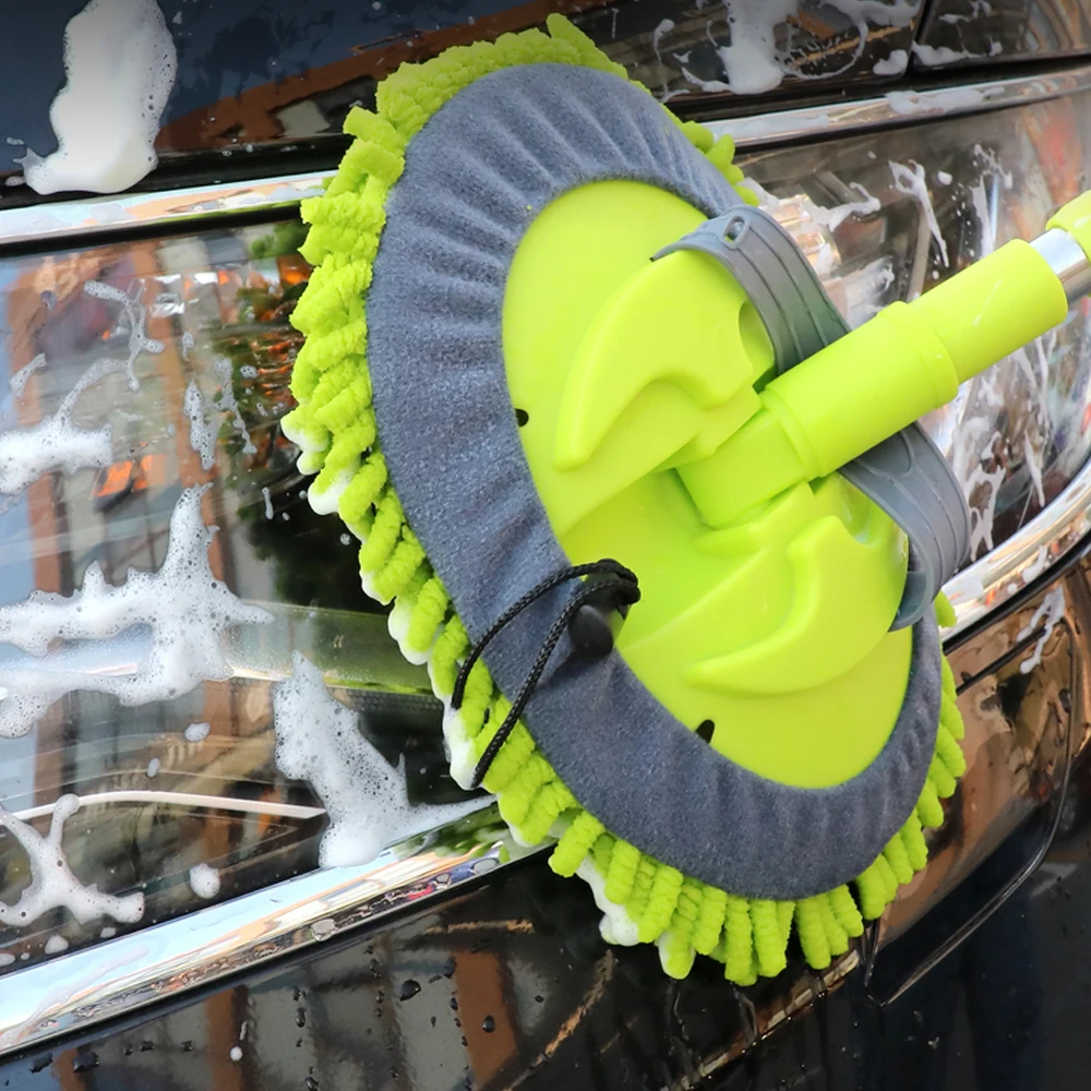 Творческая Выдвижная Швабра для мытья автомобиля удаление пыли съемная тряпка