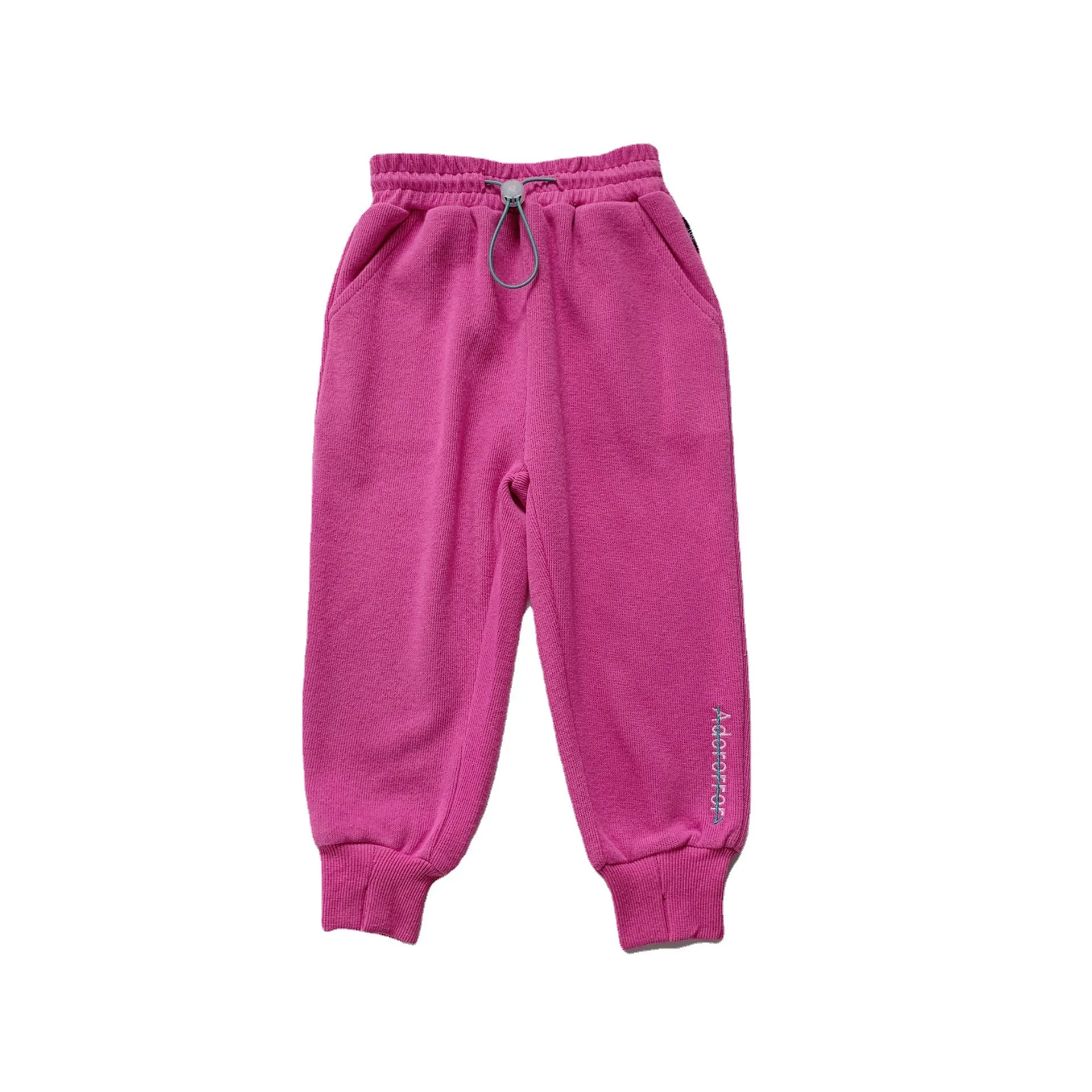 

Girls' Autumn Clothes New Korean Fashion Children's Embroidered Leggings Elastic Waist Pants