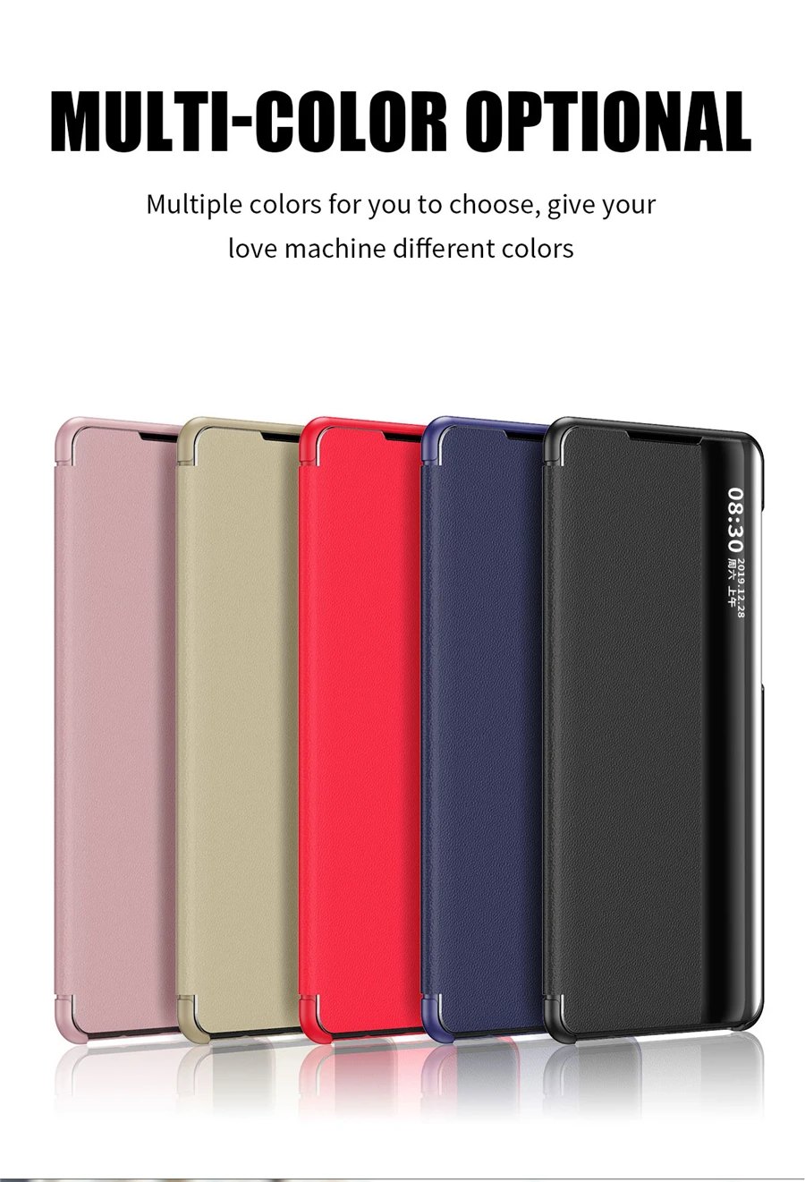 silicone case samsung Smart View Window Flip Case For Samsung Galaxy A12 A32 A52 A72 A71 A51 S22 Ultra 5G S21 S20 FE S10 S9 Plus Note 20 Leather Cover samsung silicone