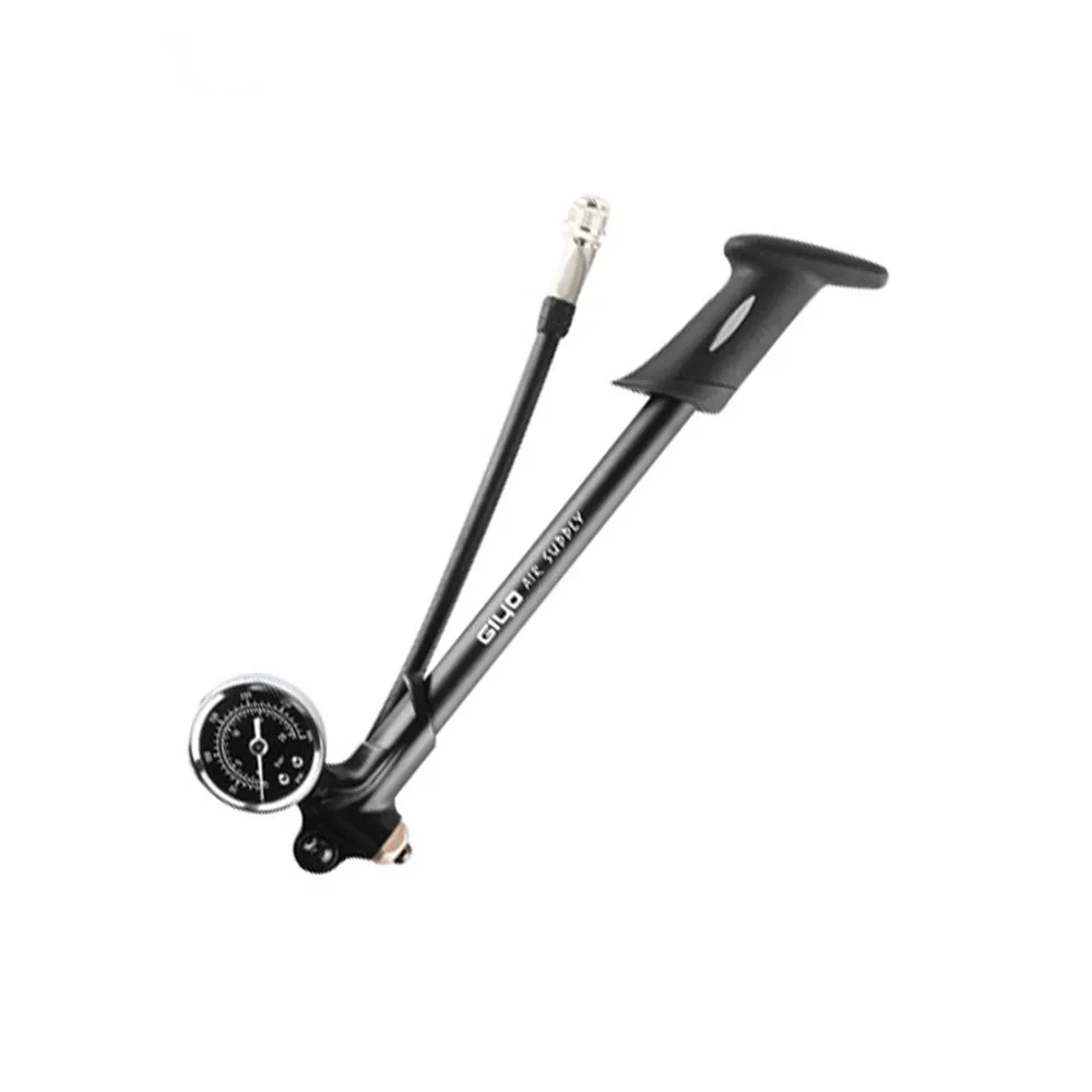 GIYO GS02D 300psi складной амортизатор велосипедный насос шланг MTB велосипедный шиномонтажный насос с рычажный Калибр велосипедные аксессуары насос