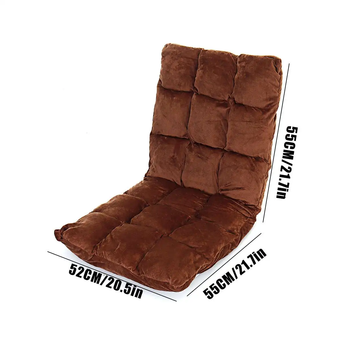 

Folding Lazy Lounger Sofa Tatami Adjustable Lounge Chair Floor Balcony Bay Window Leisure Legless Small Sofa Bed Back Chair