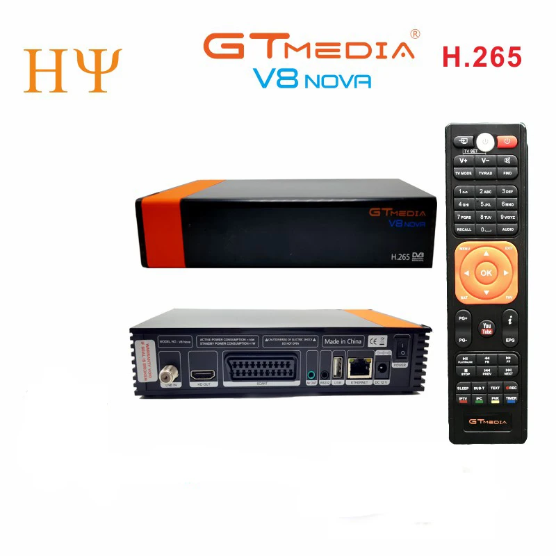 Спутниковый ТВ-ресивер GTMEDIA V8 NOVA 10 шт./лот DVB S2 Поддержка встроенного Wi-Fi Ethernet Unicable