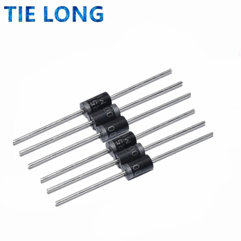 Диод Шоттки SR5100 5A/ 100V DO -27 SB5100, 20 шт.