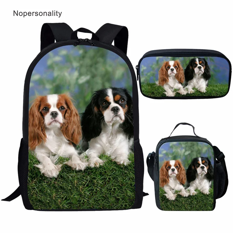 

Школьный рюкзак для девочек, с принтом собаки