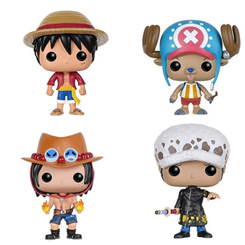 

One Piece Figure Luffy Zoro Ace Chopper Anime Figures Kawaii Doll Collection Model Cute Toy Decoration Birthday Gift Boys