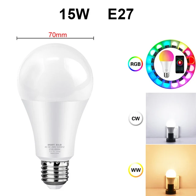 

Умная светодиодная лампа AVATTO Tuya RGB