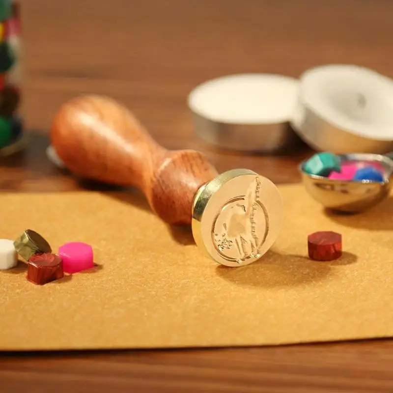 Животный восковый узор печать штемпели для пригласительных карточек