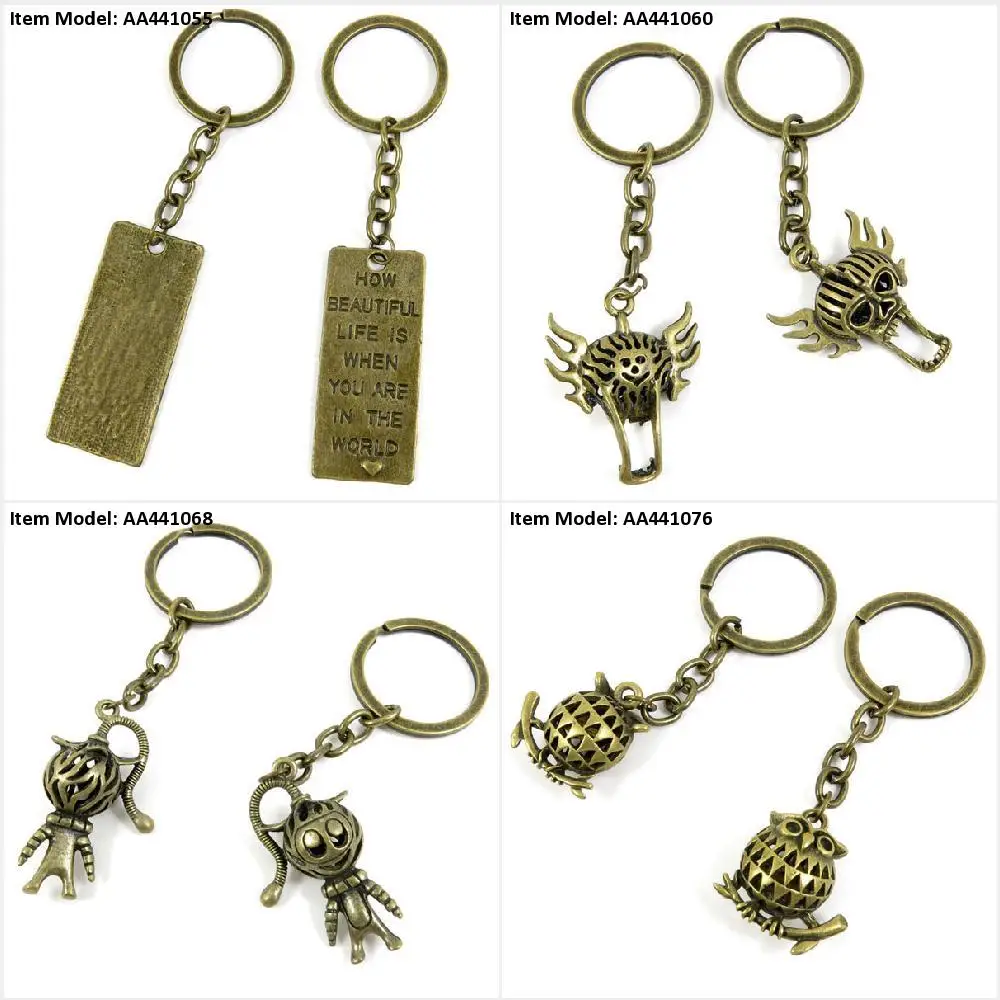 Keychain Keyring Love Signs Tag Hollow Skull Monster Clown Jewelry Making Bag Charms | Украшения и аксессуары