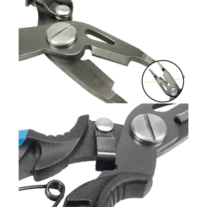

Stainless Steel Fishing Pliers Scissors Line Cutter Braid Cutter Hook Remover