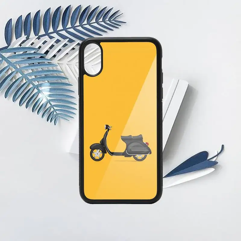 

Vespa Scooter Phone Case PC for iPhone 11 12 pro XS MAX 8 7 6 6S Plus X 5S SE 2020 XR