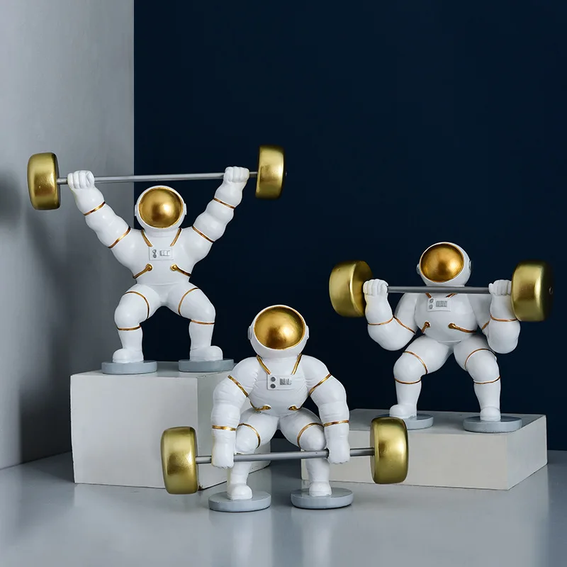 

Nordic Astronaut Figurines Spaceman Sculpture Home Office Decoration Miniature Table Ornament Cosmonaut Figure Decorative Statue
