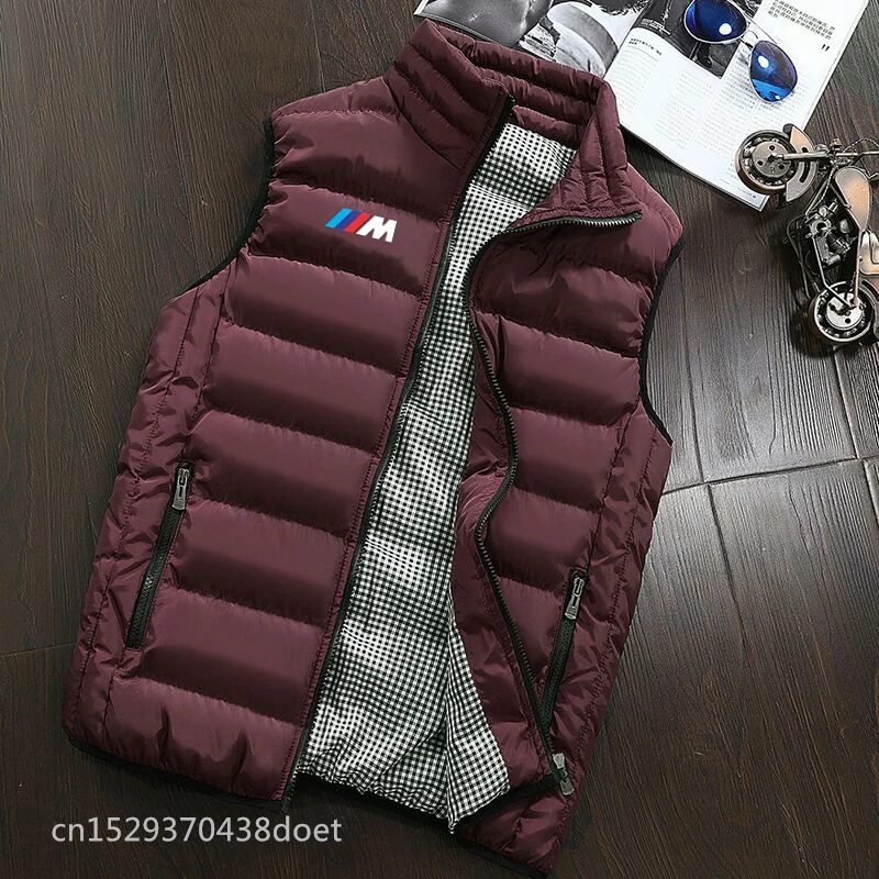 Autumn Winter Men New Stylish Vest for bmw Mens Warm Sleeveless Jacket Waistcoat Men's Casual Coats Clothing bh | Автомобили и