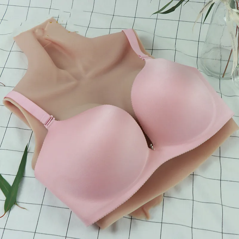 Transgender Artificial Silicone Breast Forms Crossdresser Artificial Soft Fake Boobs B Cup Shemale Crossdressing Latex Pechos