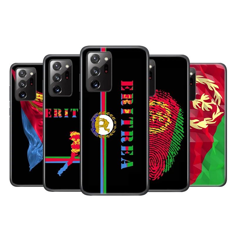 

Eritrea National Flag Phone Case For Samsung Galaxy S21 S20 FE Ultra Lite S10 5G S10E S9 S8 S7 S6 Edge Plus Black Cover