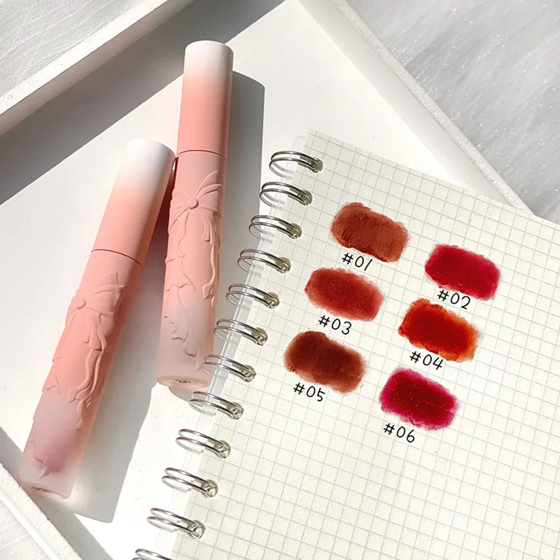 Бархатный матовый блеск для губ CVZ Бабочка нюдовый внешний вид стойкий