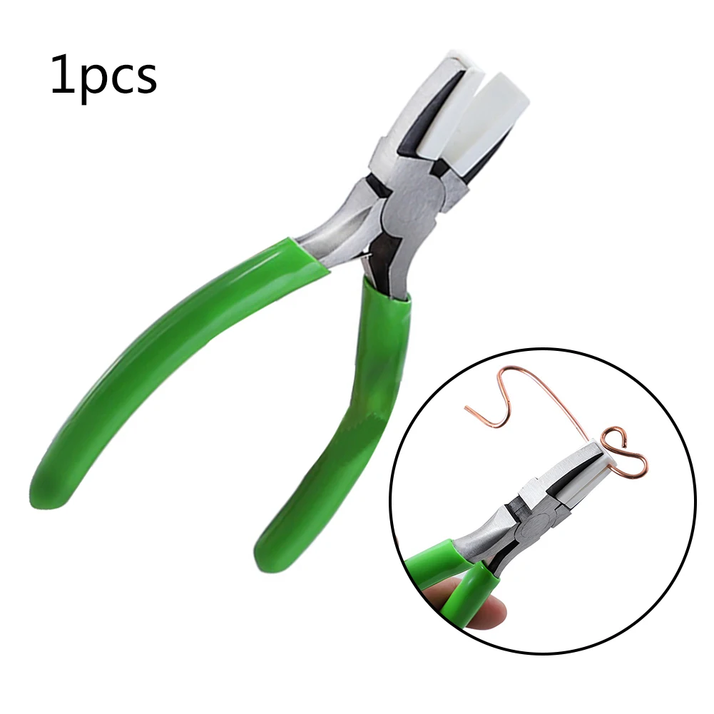 

Pliers Flat Nose Jewelry Plier Carbon Steel Repair Tool Beading Wire Wrapping