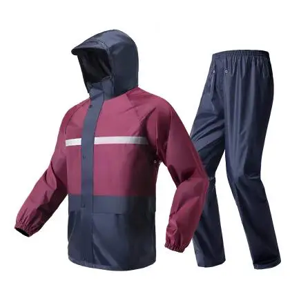 Водонепроницаемый дорожный дождевик мотоциклетный плащ для работы и велосипеда